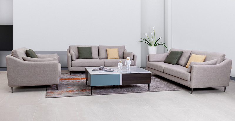 Moderne enkel stue stof Memory Foam sofa kombination 1079112
