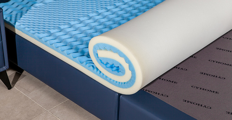 Gel Memory Foam-NJ40 Blå Komprimerbar og rullebar taske